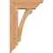 Ekena Millwork Legacy Traditional Smooth Bracket w/ Offset Brace, Western Red Cedar, 5 1/2"W x 14"D x 22"H BKT0604X14X22LEC01SWR - alternate 2